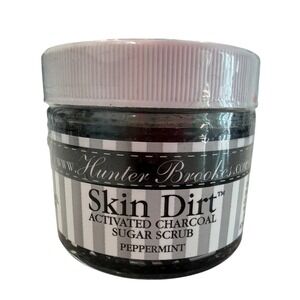 Hunter Brookes Skin Dirt Activated Charcoal Sugar Scrub - Peppermint - 2 OZ.